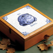 Ew People Toad Delft Blue Dutch Style  Fliese