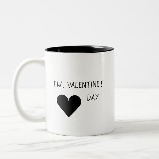 Ew, Valentinstag Zweifarbige Tasse (Links)