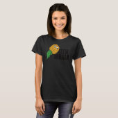 Ew Vanilla überraschte Swinger auf den Kopf Ananas T-Shirt (Vorne ganz)
