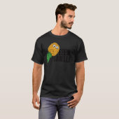 Ew Vanilla überraschte Swinger auf den Kopf Ananas T-Shirt (Vorne ganz)