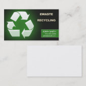 Ewaste, der Geschäfts-Karten - Entwurf 1 recycelt Visitenkarte (Vorne/Hinten)