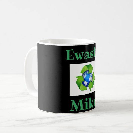 EwasteMike-Tasse Kaffeetasse (Vorderseite Links)