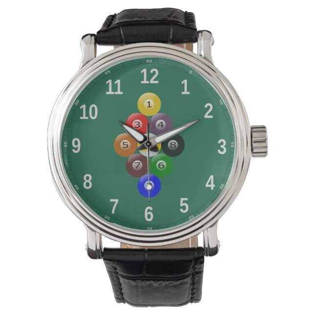 eWatch 9 Ball Armbanduhr (Vorderseite)
