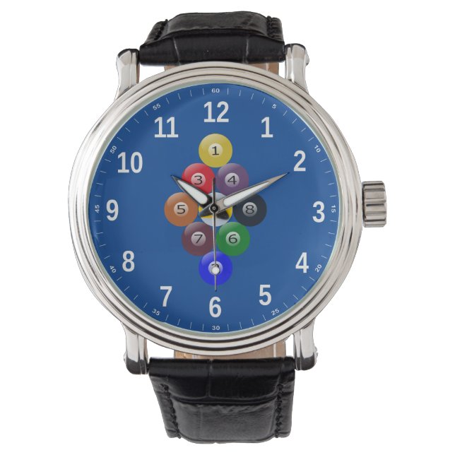eWatch 9 Ball Armbanduhr (Vorderseite)