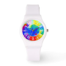 eWatch farbenfrohe abstrakte Aquarellbilder