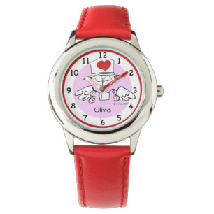 eWatch - Glitzer für benutzerdefinierte Herzmuskel Armbanduhr