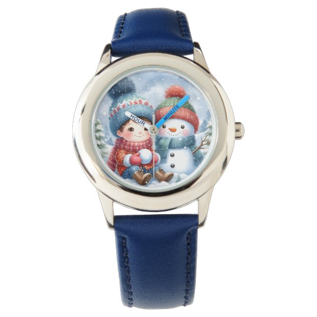 eWatch Watch-Kids Festive Christmas Watch Armbanduhr (Vorderseite)