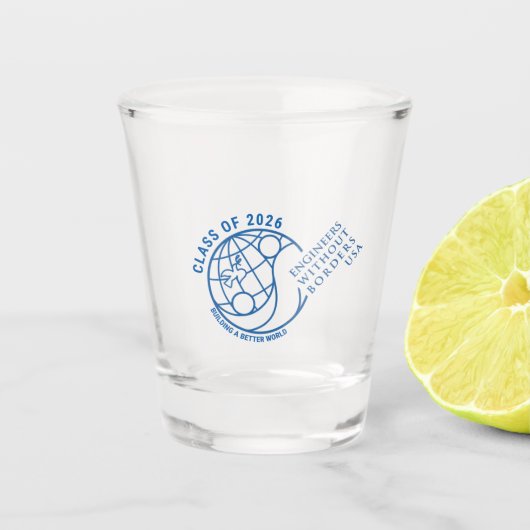 EWB-USA Abschlussklasse 2026 Schnapsglas (Vorderseite)