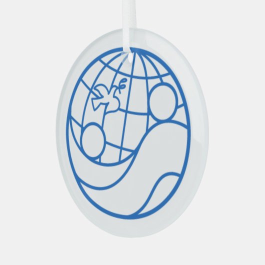 EWB-USA Glass Holiday Ornament (Vorderseite links)