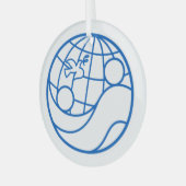 EWB-USA Glass Holiday Ornament Aus Glas (Vorderseite links)