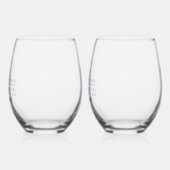 EWB-USA Klasse 2025 Stemless Wine Glasses Weinglas Ohne Stiel (Links)