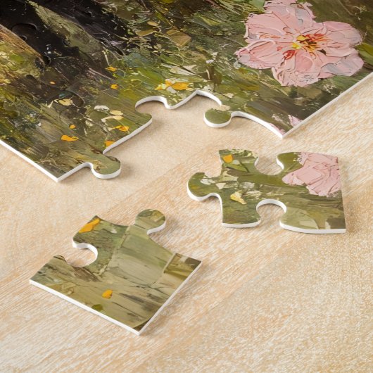 Ewe and Lamb Spring Sheep Art Puzzle (Seite)