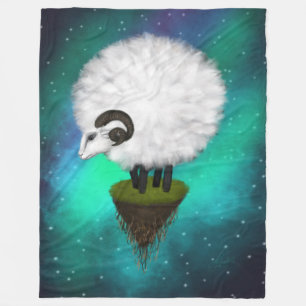 Ewe der Himmelskörper unter den Sternen Fleecedecke