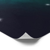 Ewe der Himmelskörper unter den Sternen Poster (Ecke)