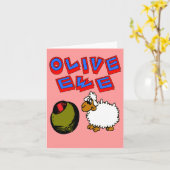 Ewe, ich Liebe du, Lamm-Cartoon, Valintine Karte (Gelbe Blume)