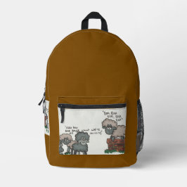 Ewe ist eine gemischte Verpackung Bedruckter Rucksack