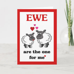 Ewe ist einer für mich feiertagskarte