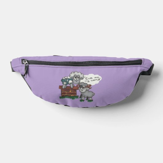 Ewe ist meine Welt Bauchtasche (Ablage )