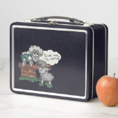 Ewe ist meine Welt Metall Brotdose (Beispiel)