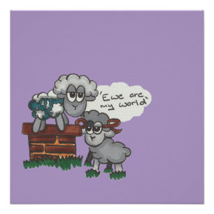 Ewe ist meine Welt Poster