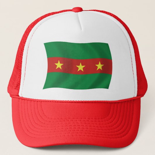 Ewe People Flag Hat Truckerkappe (Vorderseite)