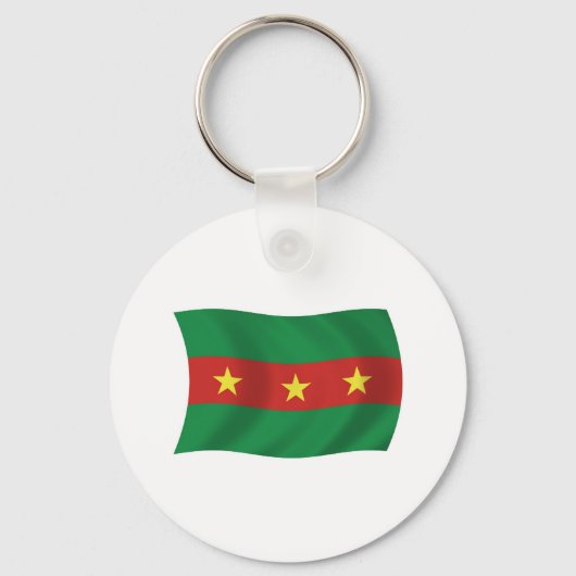 Ewe People Flag Schlüsselanhänger (Vorderseite)