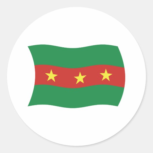 Ewe People Flag Sticker (Vorderseite)
