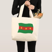 Ewe People Flag Totbeutel Jumbo Stoffbeutel (Vorderseite (Produkt))