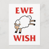 Ewe Wish Postkarte (Vorderseite)