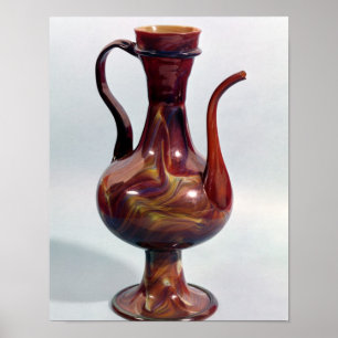 Ewer in Imitationschalcedony, Venezianisch, c.1500 Poster