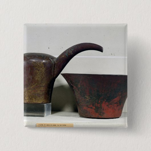 Ewer und Becken (Kupfer) Button (Vorderseite)