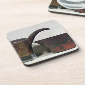 Ewer und Becken (Kupfer) Getränkeuntersetzer (Linke Seite)