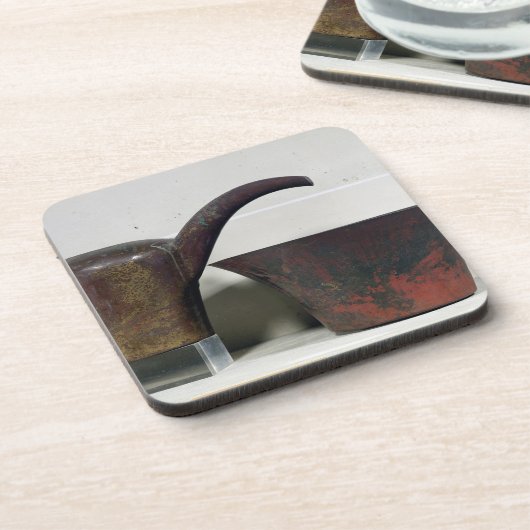 Ewer und Becken (Kupfer) Getränkeuntersetzer (Linke Seite)