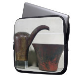 Ewer und Becken (Kupfer) Laptopschutzhülle (Vorderseite Links)