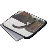 Ewer und Becken (Kupfer) Laptopschutzhülle (Vorne Knopf)