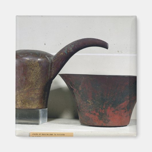 Ewer und Becken (Kupfer) Magnet (Vorne)