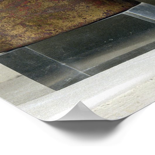 Ewer und Becken (Kupfer) Poster (Ecke)