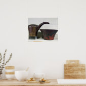 Ewer und Becken (Kupfer) Poster (Küche)