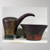 Ewer und Becken (Kupfer) Poster (Vorne)