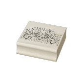 EWES SHEEP AND RAM, LANDESFAMILIENBAUM, FOLK ART GUMMISTEMPEL (Stempel)