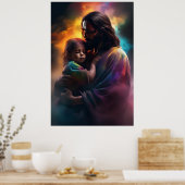 ewig in seiner Liebe gehalten Poster (Küche)