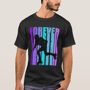 Ewig Rollschuhfahren Retro Vintage Roller Derby T-Shirt