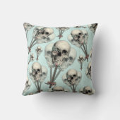 Ewig süße Schädel-Lutscher Kissen (Rückseite)