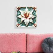Ewigblüende Lilie Leinwanddruck (Insitu (Wohnzimmer))