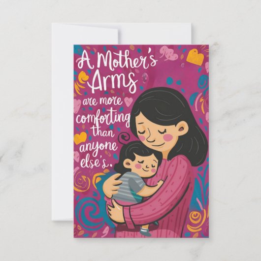 "Ewige Anleihen: Herzliche Begrüßung der Mutter Dankeskarte (Vorderseite)