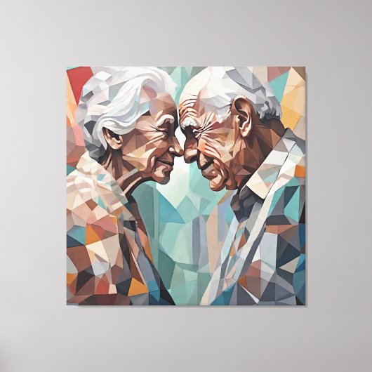 Ewige Begegnung Leinwanddruck (Vorderseite)