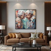 Ewige Begegnung Leinwanddruck