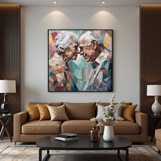 Ewige Begegnung Leinwanddruck