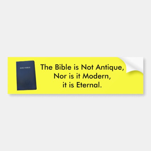 Ewige Bibel Autoaufkleber (Vorne)