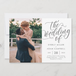 Ewige Bliss bearbeitbare Farbe Hochzeit Einladung